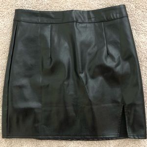 Lulus Faux Leather mini skirt